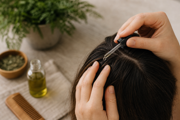 Remedii naturale pentru scalp uscat: ce poate ajuta