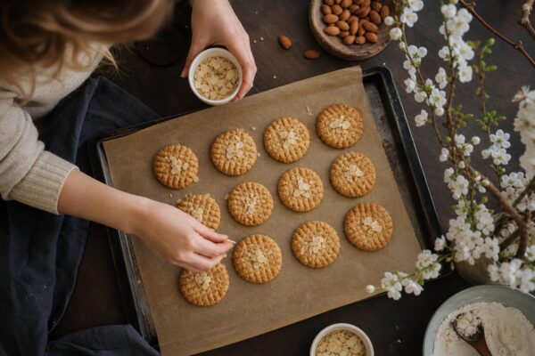 Biscuiți cu unt de migdale din patru ingrediente: o rețetă pentru diabetici